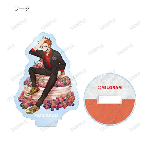 『MILGRAM -ミルグラム-』描き下ろし バースデーver.&休息中ver. トレーディングミニアクリルスタンド(単位/BOX)【202510再販】